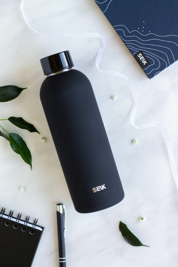 Water Bottle/Thermos - SEIK (black) 500ml