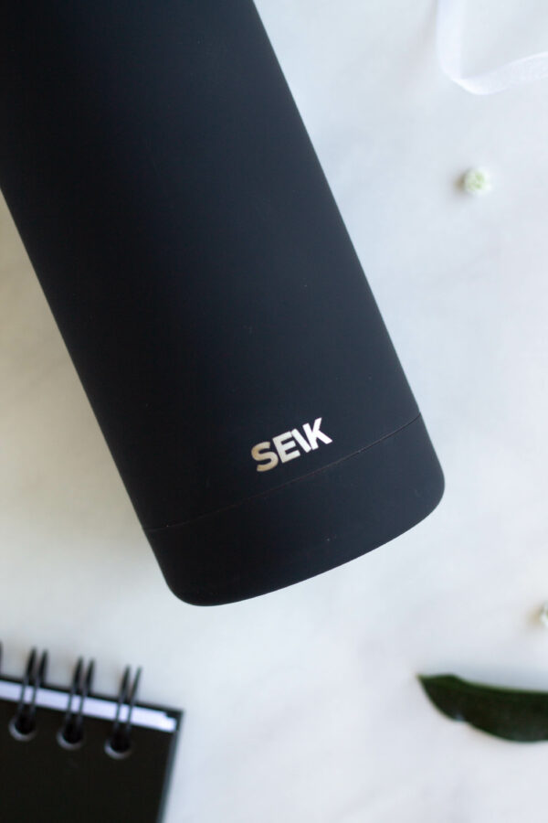 Water Bottle/Thermos - SEIK (black) 500ml - Image 2