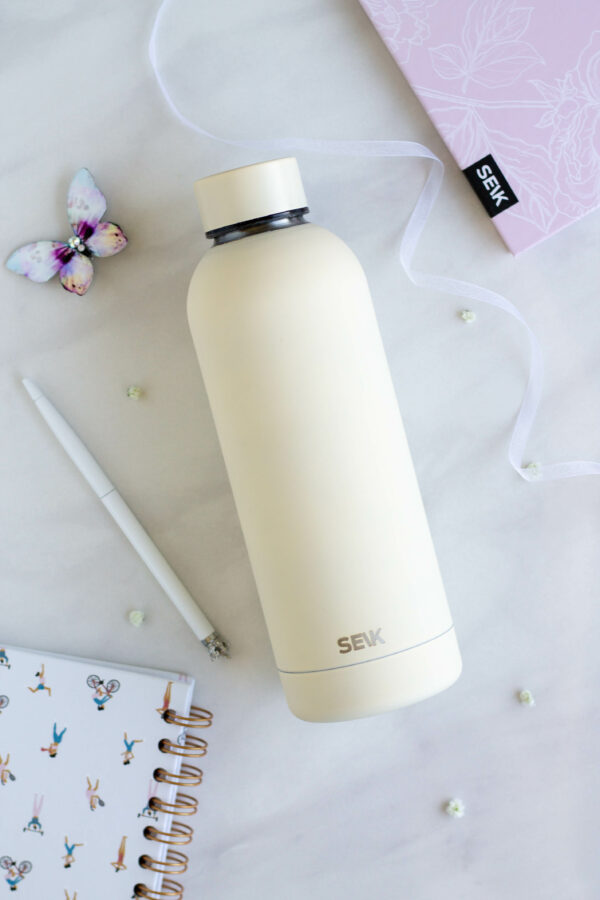 SEIK Water Bottle / Thermos - yellow color 500ml