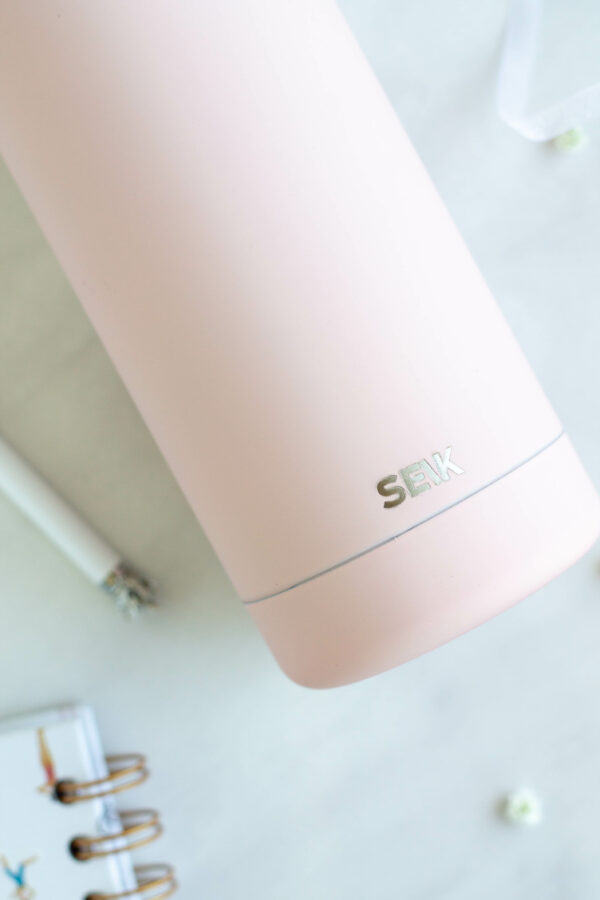 SEIK Water Bottle / Thermos - pink color 500ml - Image 2