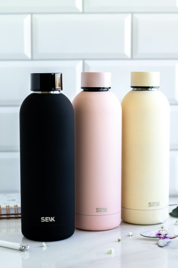 Water Bottle/Thermos - SEIK (black) 500ml - Image 3