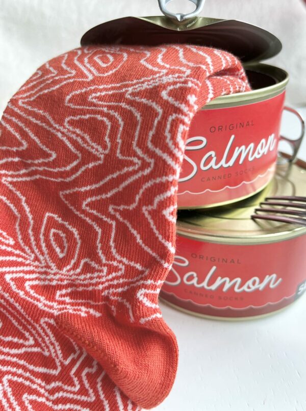 Tinned Fish Socks - Salmon (men size 40-46) - Image 4