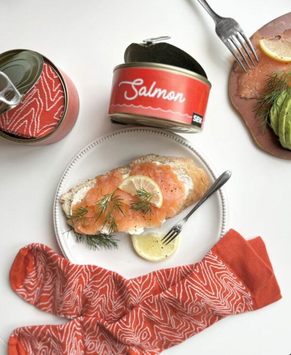 Tinned Fish Socks - Salmon (women size 35-40) - Image 5