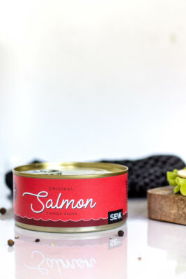 Tinned Fish Socks - Salmon (men size 40-46)