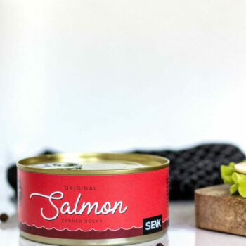 Tinned Fish Socks - Salmon (men size 40-46)