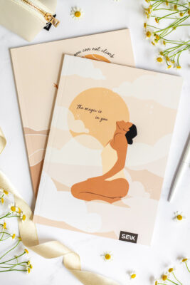 Squared and lined notebook Sun & Magic (2 stk)