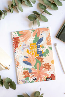 Bullet Journal / Dotted Notebook with spiral binding  - Jungle
