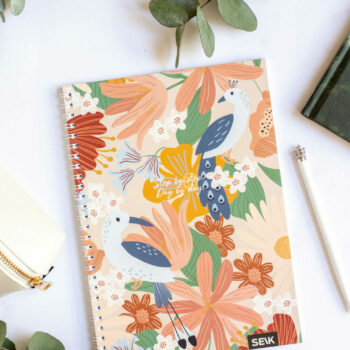 Bullet Journal / Dotted Notebook with spiral binding  - Jungle
