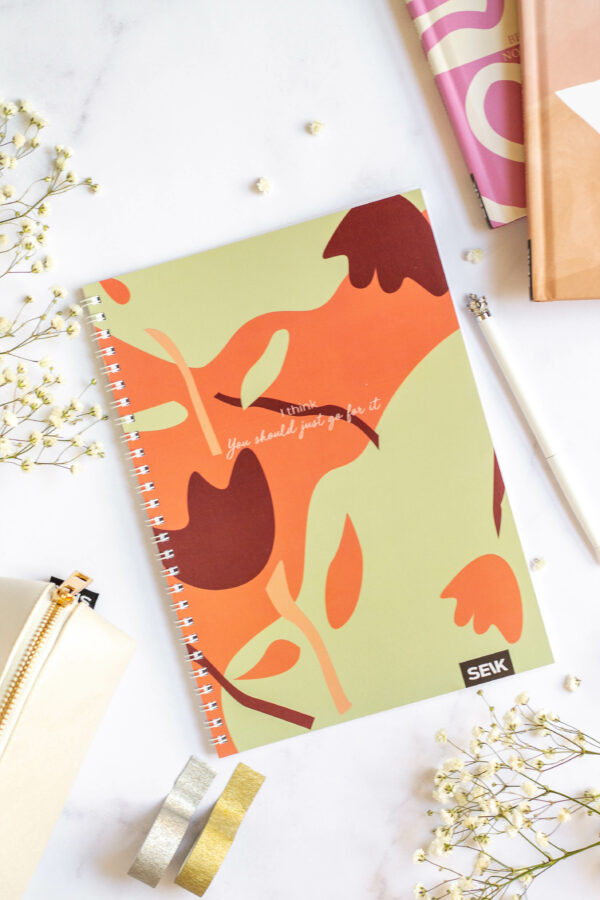 Bullet Journal / Dotted Notebook with spiral binding  - I Think