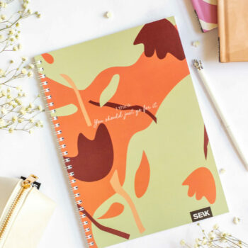 Bullet Journal / Dotted Notebook with spiral binding  - I Think