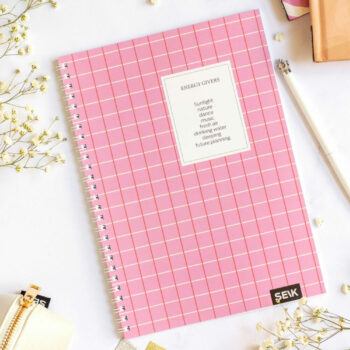 Bullet Journal / Dotted Notebook with spiral binding  - Energy
