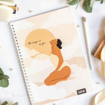 Bullet Journal / Dotted Notebook with spiral binding  - Magic