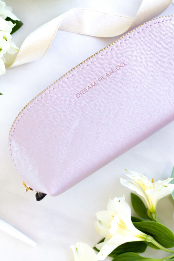 Pencil Case - Lavender Dream. Plan. Do. (purple color) - Image 2