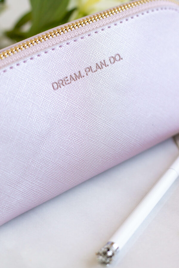 Pencil Case - Lavender Dream. Plan. Do. (purple color) - Image 3