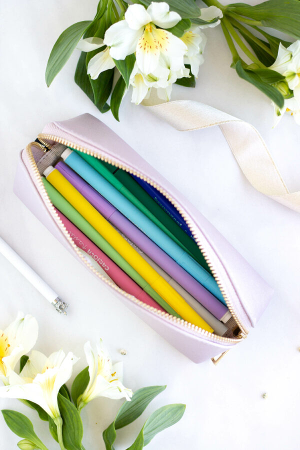 Pencil Case - Lavender Dream. Plan. Do. (purple color) - Image 5