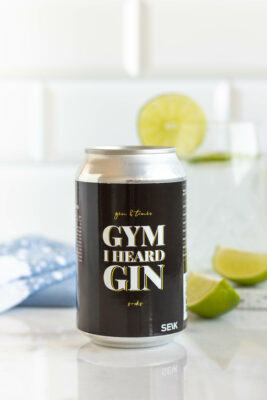 Socks in a tin - Gym? I heard Gin! - Gin & Tonic Socks (size 40-46)