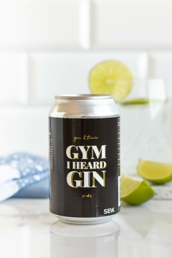 Socks in a tin - Gym? I heard Gin! - Gin & Tonic Socks (size 40-46)