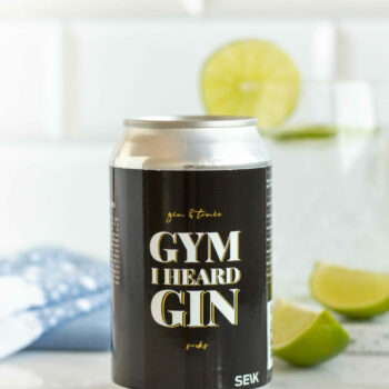 Socks in a tin - Gym? I heard Gin! - Gin & Tonic Socks (size 40-46)