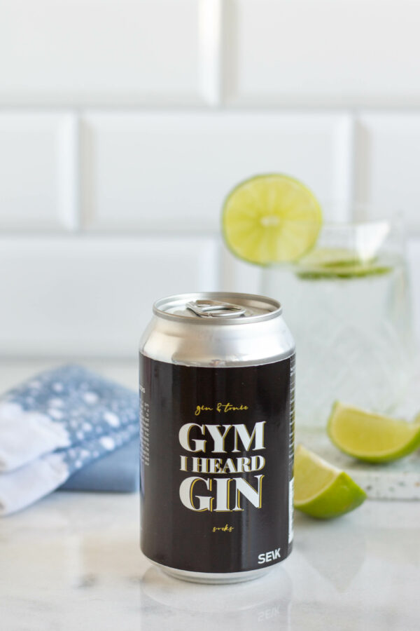 Socks in a tin - Gym? I heard Gin! - Gin & Tonic Socks (size 40-46) - Image 3