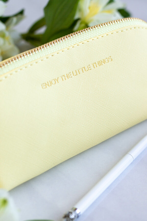 Pencil Case - Sunshine - Enjoy the little things (yellow color) - Image 4