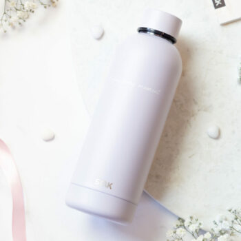 Water Bottle/Thermos - Enjoy every moment (lilac) 500ml