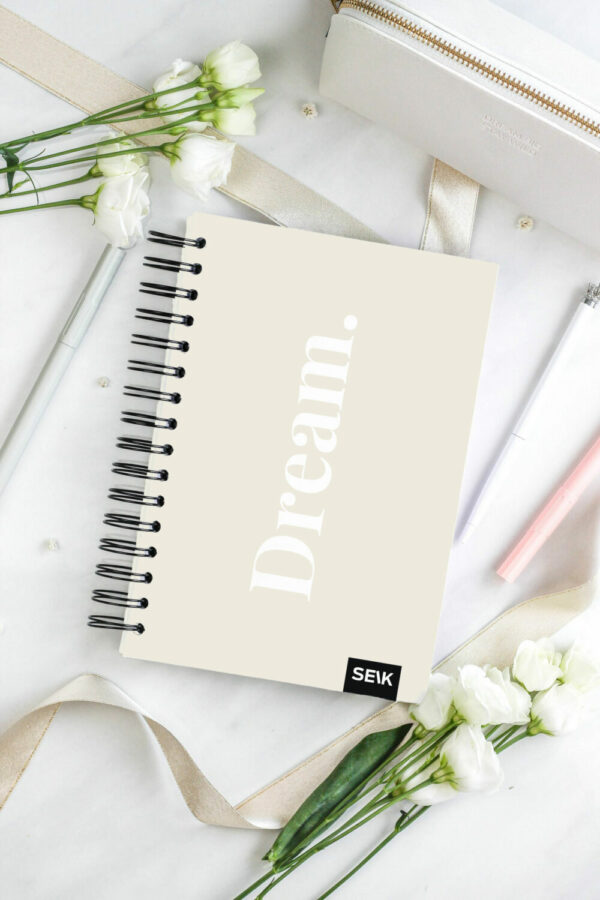 Happy Calendar planner spiral binding - dream 2025