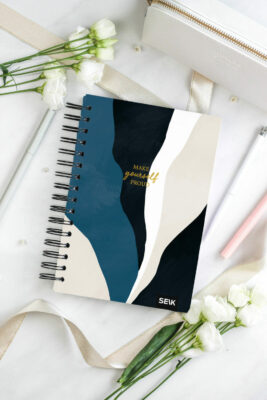 Happy Calendar planner spiral binding - make yourself proud 2025