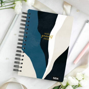Happy Calendar planner spiral binding - make yourself proud 2025