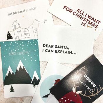 Christmas postcard
