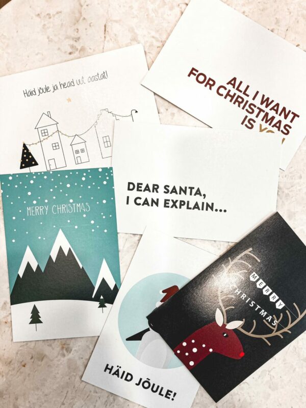 Christmas postcard