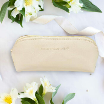 Pencil Case - great things ahead (beige)