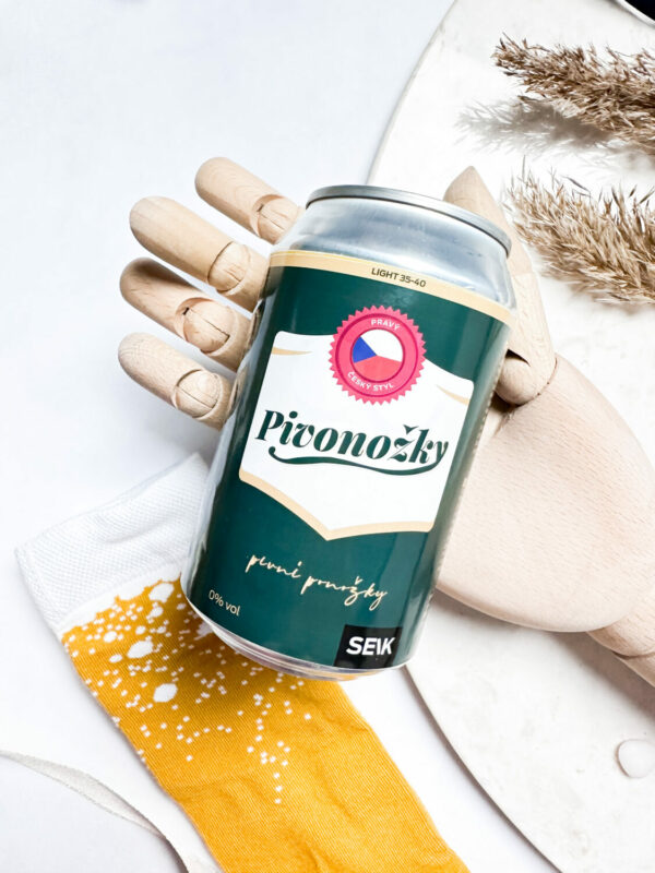 Czech Beer Socks In a Can - Pivonožky (Size 35-40) - Image 4