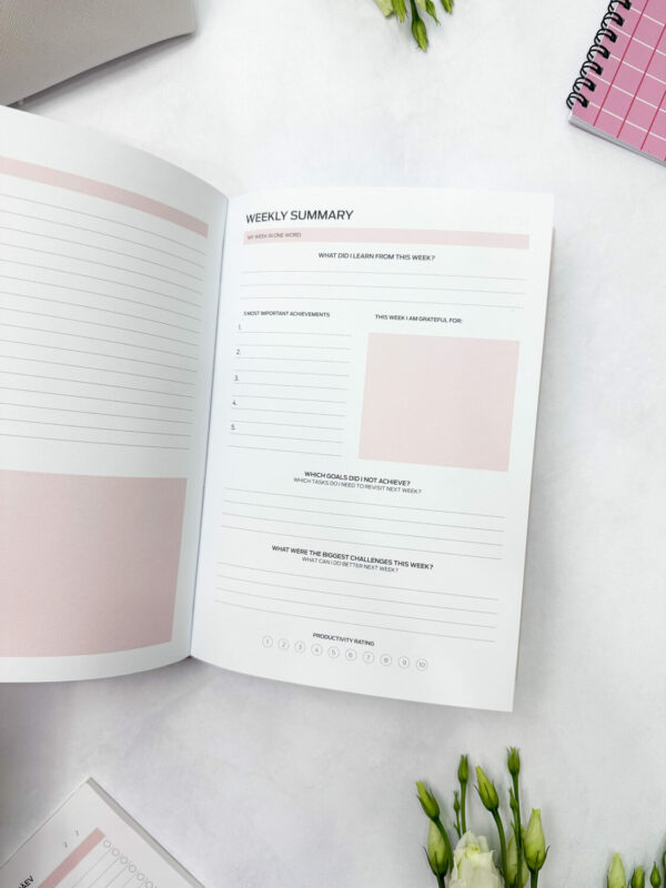 Productivity planner - Dream. Plan. Do. (pink) - Image 5