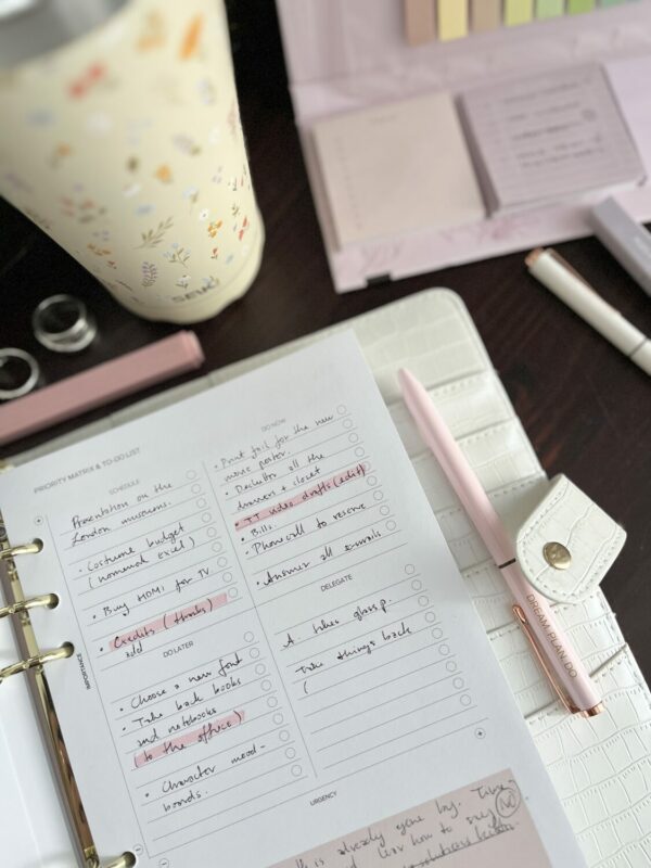 Productivity Planner - Ring Binder Inserts (Pink) - Image 14