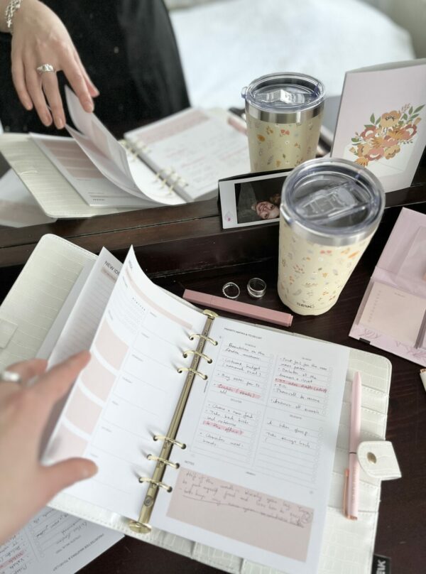 Productivity Planner - Ring Binder Inserts (Pink) - Image 3