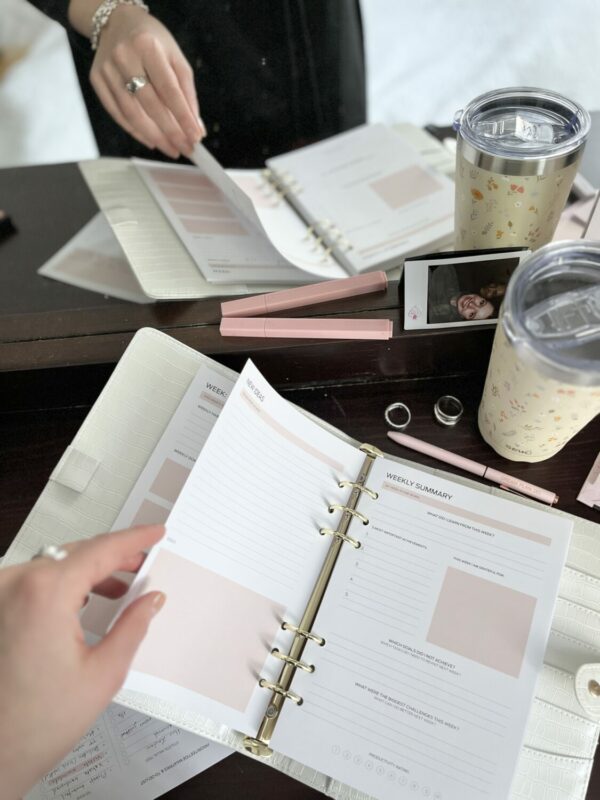 Productivity Planner - Ring Binder Inserts (Pink) - Image 20