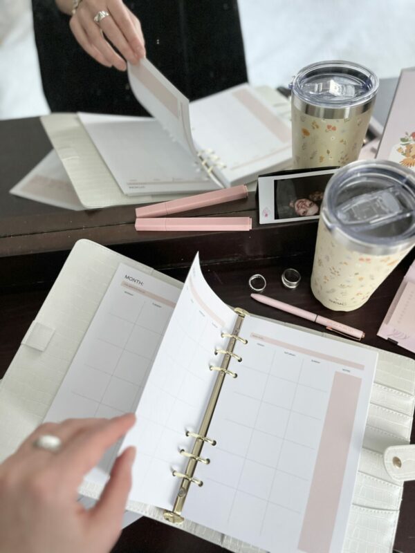 Productivity Planner - Ring Binder Inserts (Pink) - Image 18