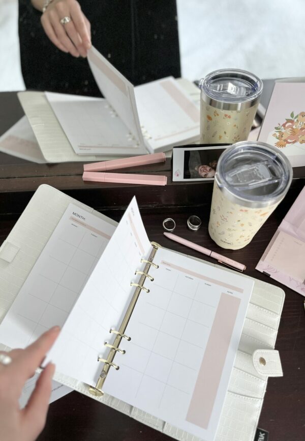Productivity Planner - Ring Binder Inserts (Pink) - Image 17