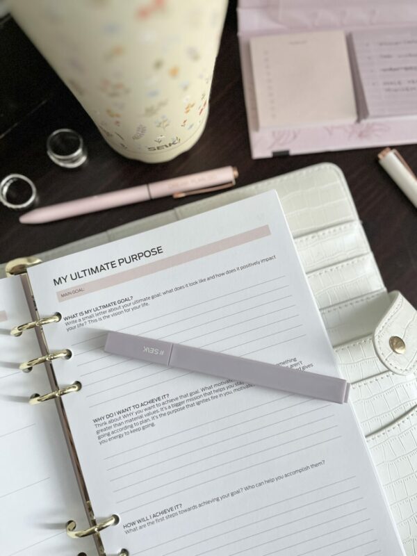 Productivity Planner - Ring Binder Inserts (Pink) - Image 16