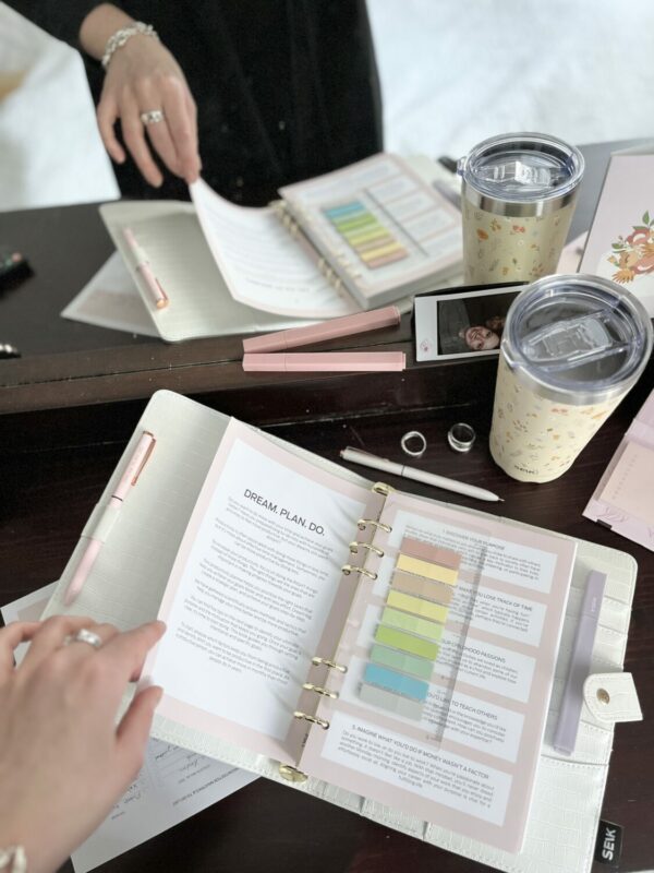 Productivity Planner - Ring Binder Inserts (Pink) - Image 2