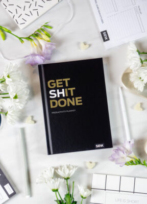 Productivity planner - Get (sh)it done (black)