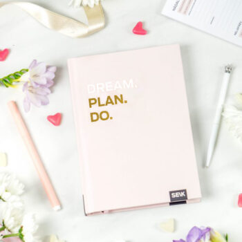 Productivity planner - Dream. Plan. Do. (pink)