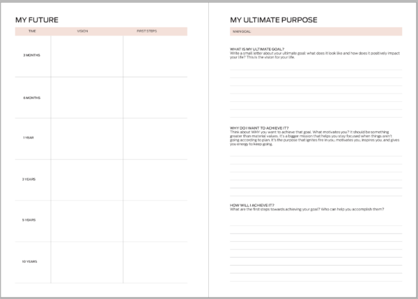 Productivity planner - Dream. Plan. Do. (pink) - Image 14