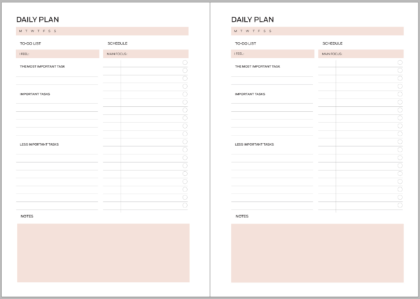 Productivity planner - Dream. Plan. Do. (pink) - Image 11