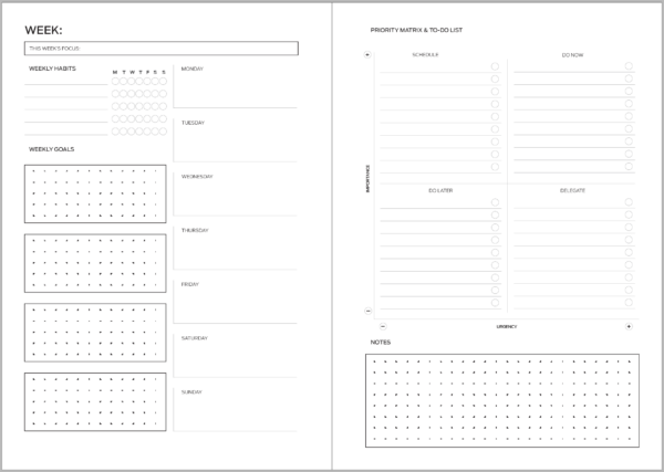 Productivity planner - Get (sh)it done (black) - Image 13