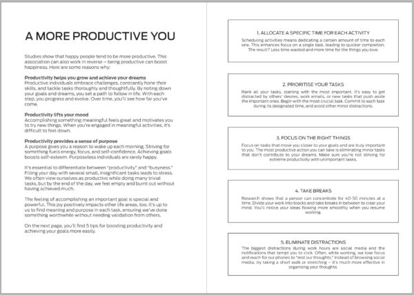 Productivity planner - Get (sh)it done (black) - Image 17