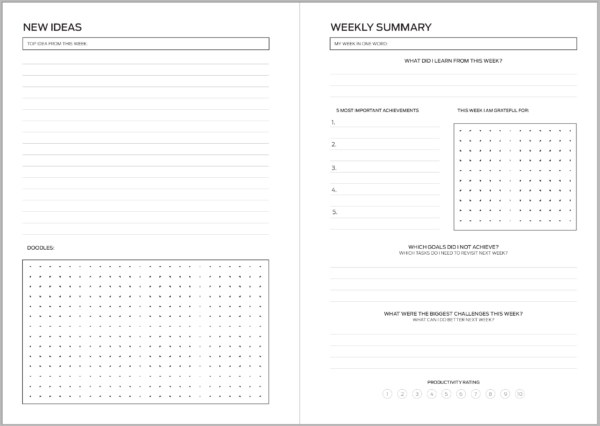 Productivity planner - Get (sh)it done (black) - Image 15