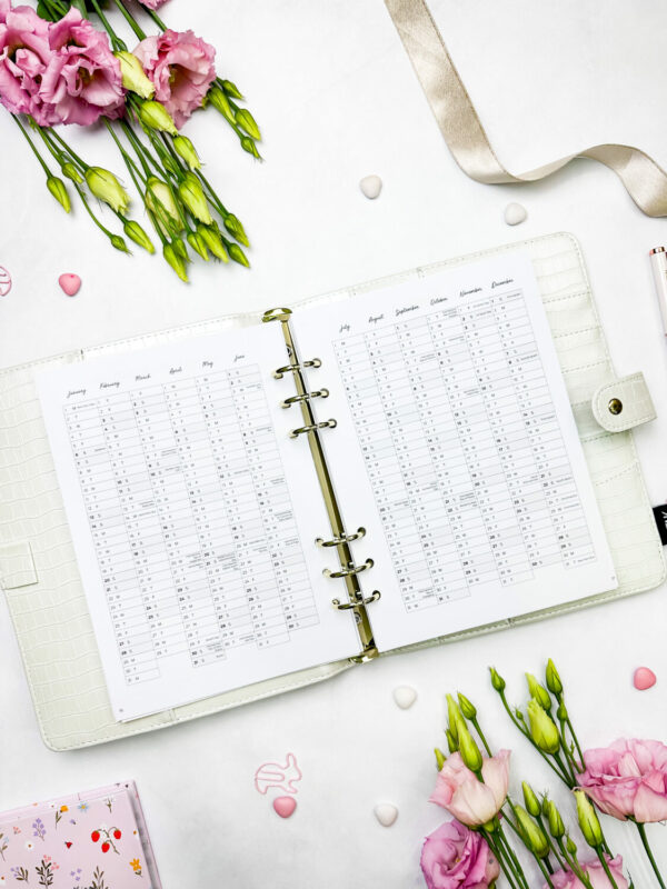 Happy Calendar planner 2025 insert pages (English) - Image 6