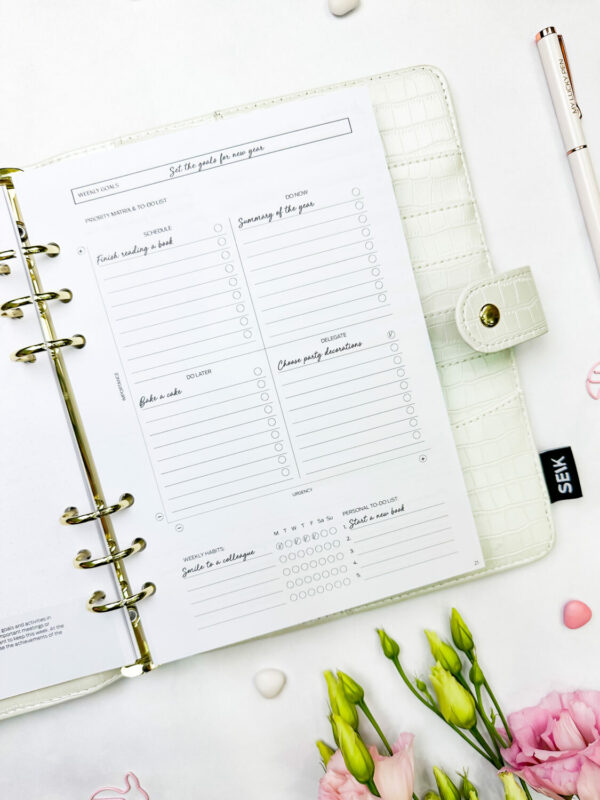 Happy Calendar planner 2025 insert pages (English) - Image 5