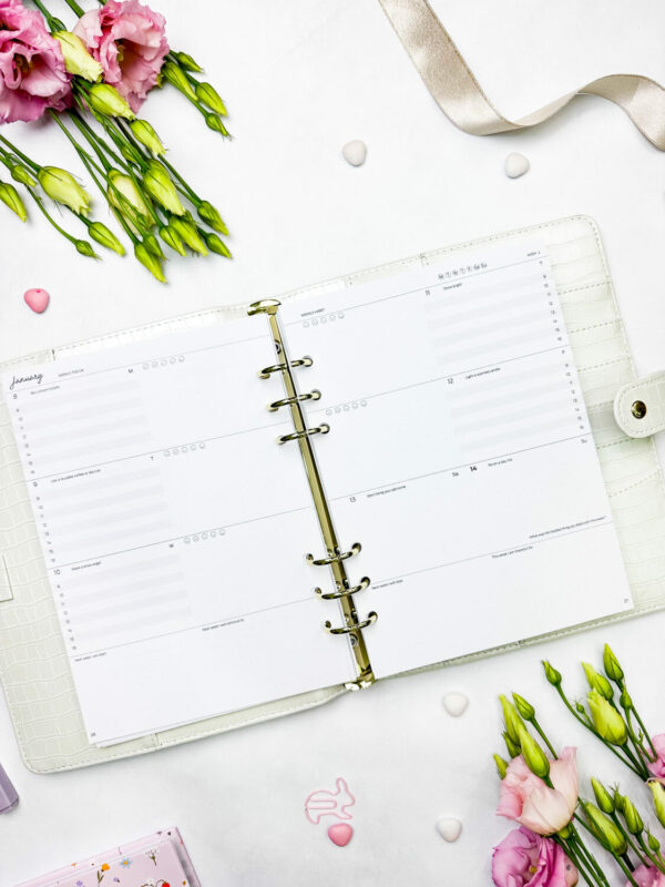 Happy Calendar planner 2025 insert pages (English) - Image 2